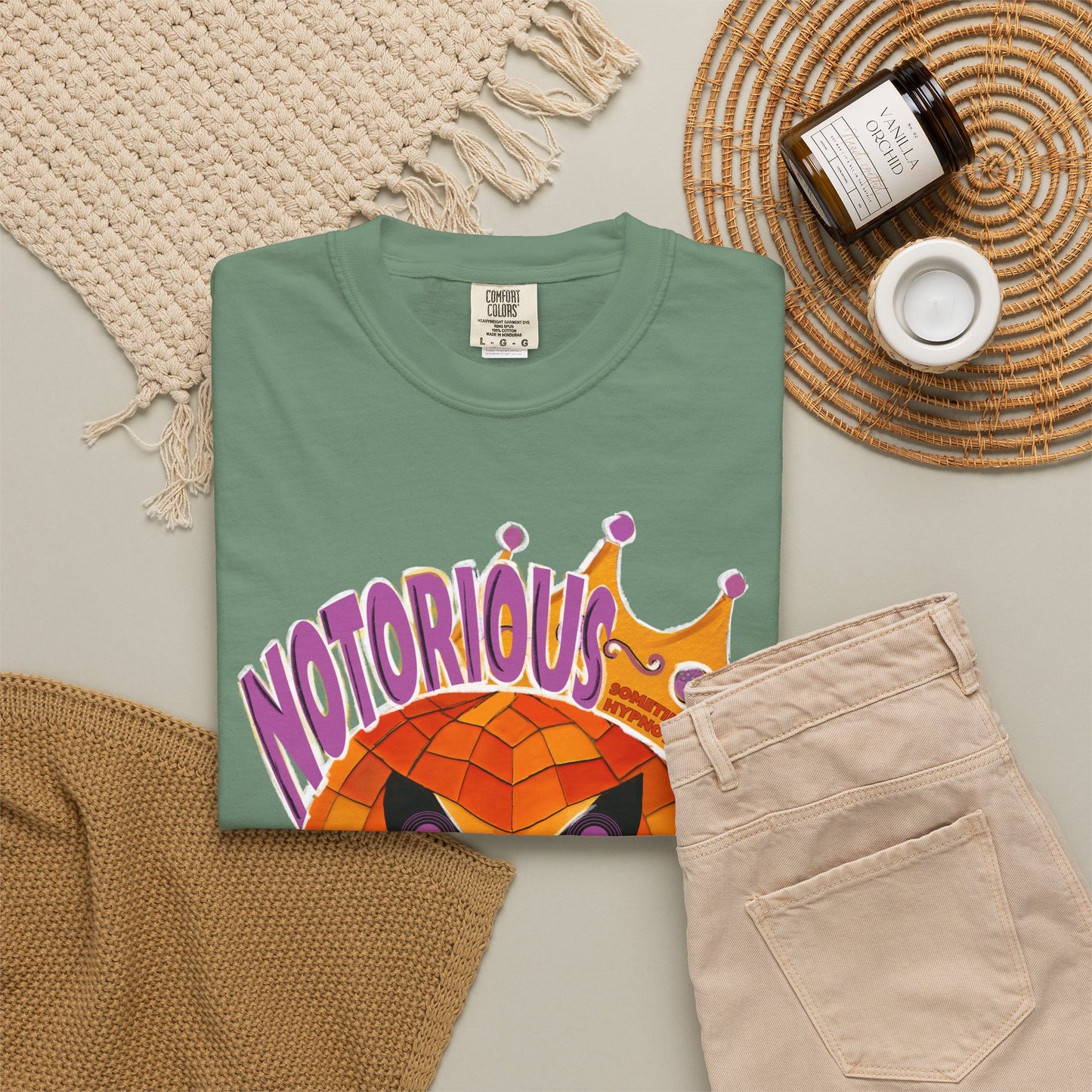 Notorious B.O.O. T-shirt | Halloween Jack-o'-Lantern Design