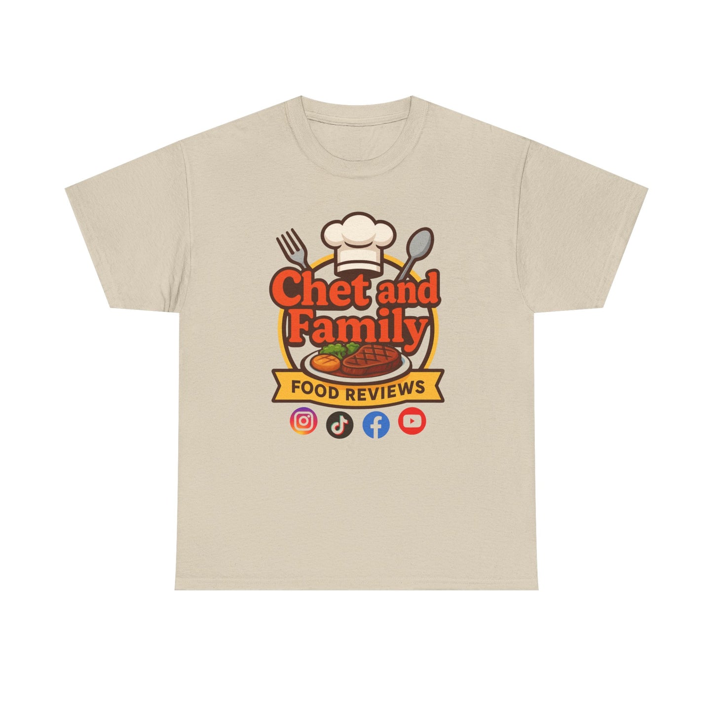 Chet and Family Food Review Tee