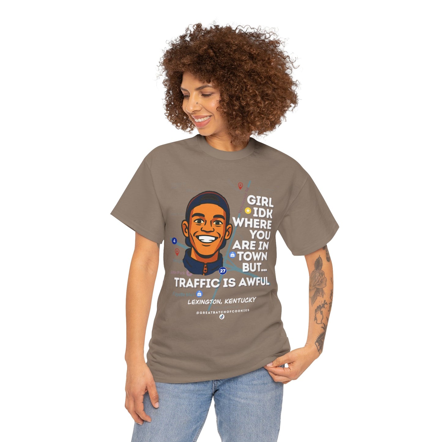 GreatbatchofCookies Girl Idk Where You Are In Town #2 | Lexington Kentucky Tee