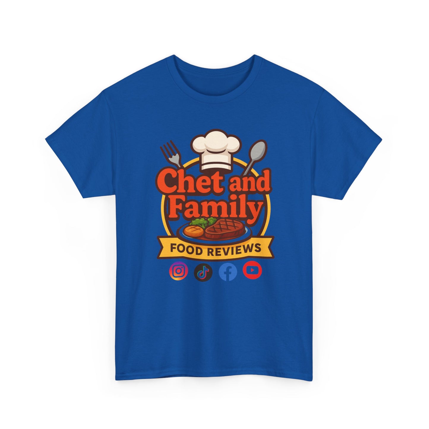 Chet and Family Food Review Tee