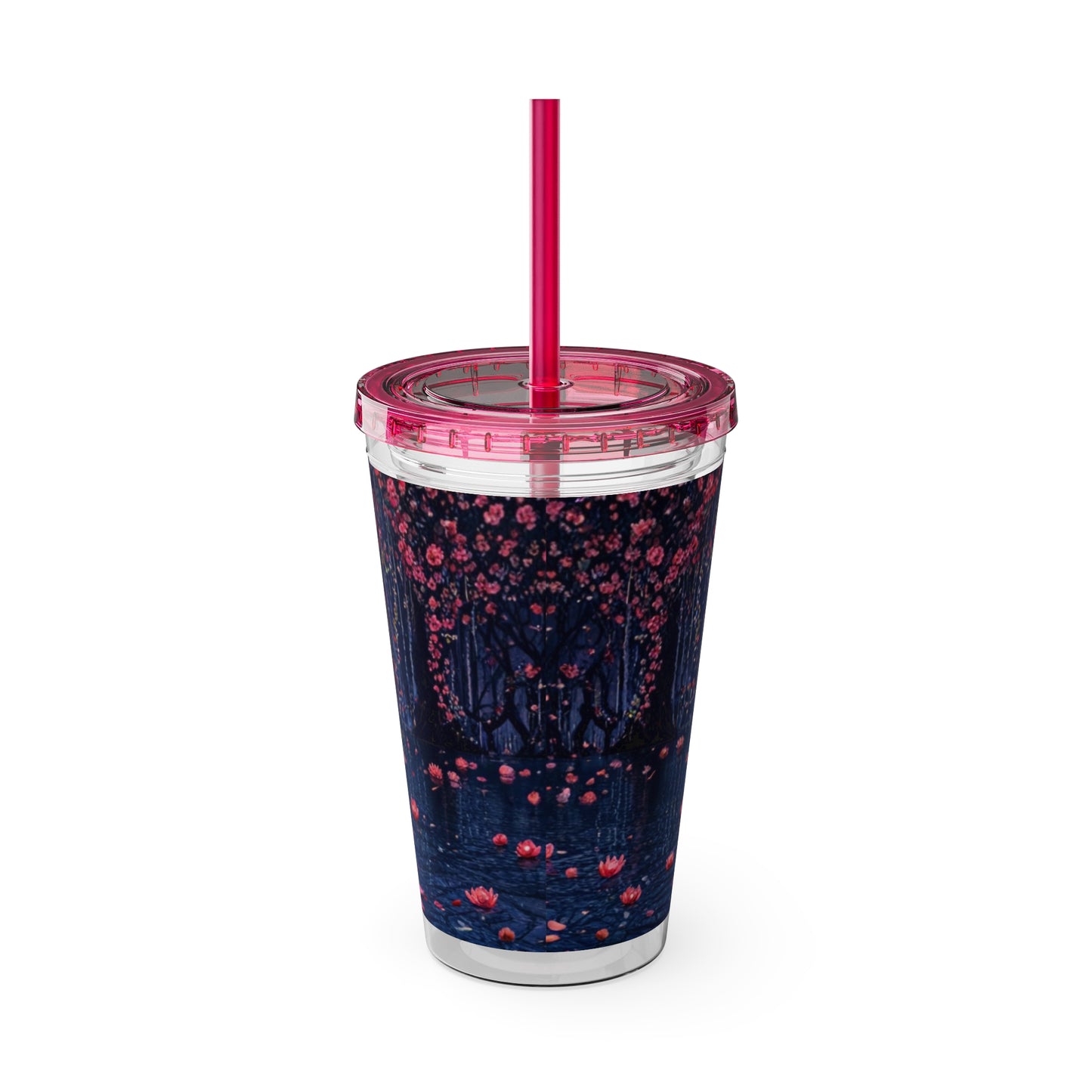 Water Goddess 16oz Sunsplash Straw Tumbler | Andi B. Designs