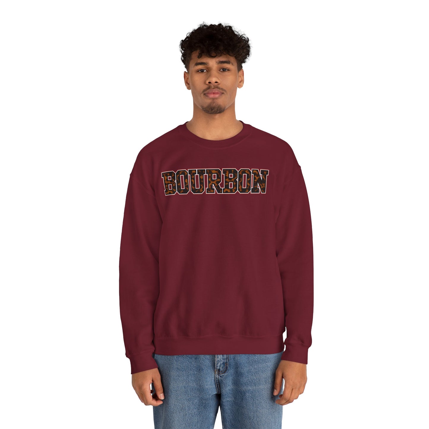Bourbon County Leopard Print Crewneck