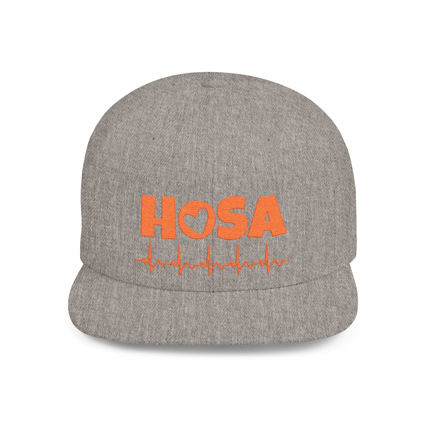 HOSA Heartbeat Flatbill Snapback - Orange Edition