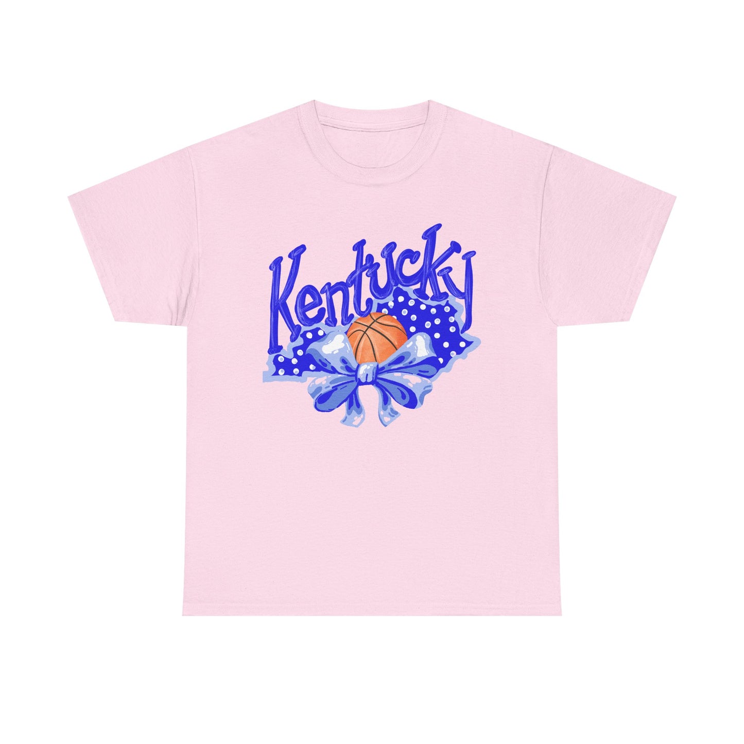 Basketball and Bows Kentucky Tee
