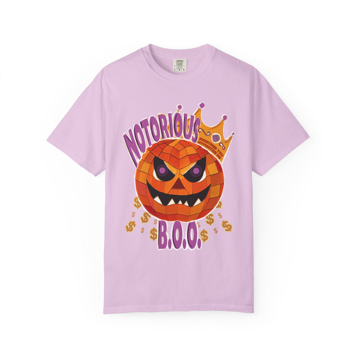 Notorious B.O.O. T-shirt | Halloween Jack-o'-Lantern Design