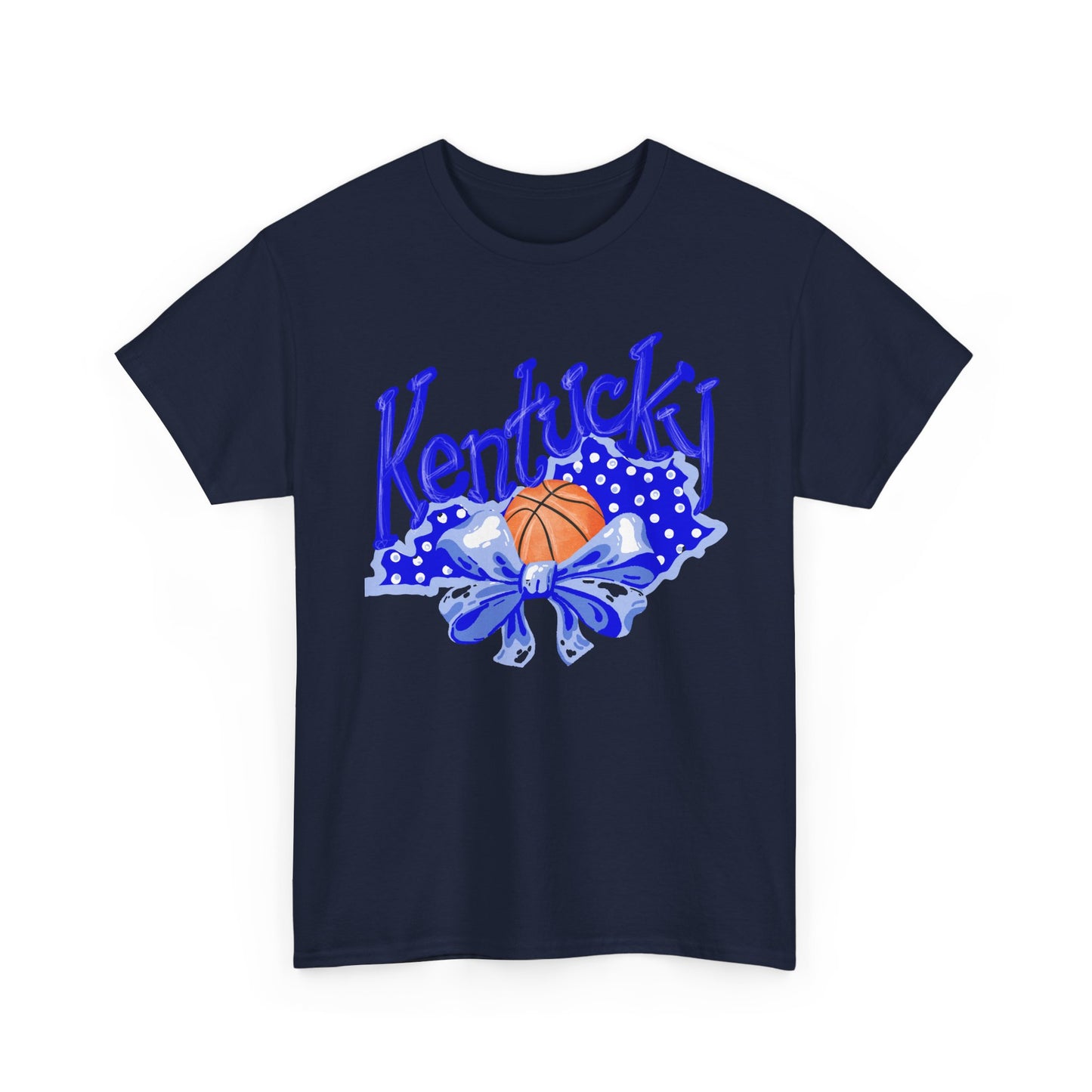 Basketball and Bows Kentucky Tee