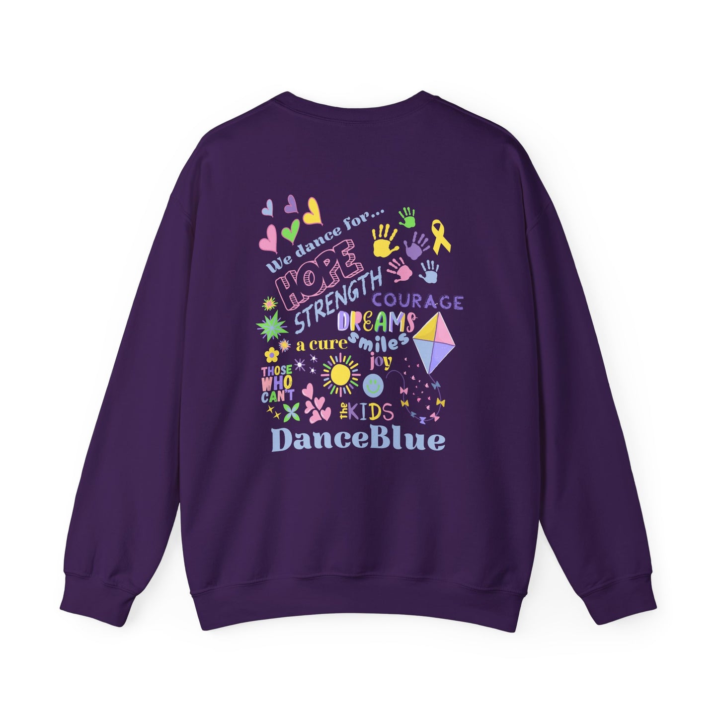 DanceBlue Hope & Strength Pastel Crewneck