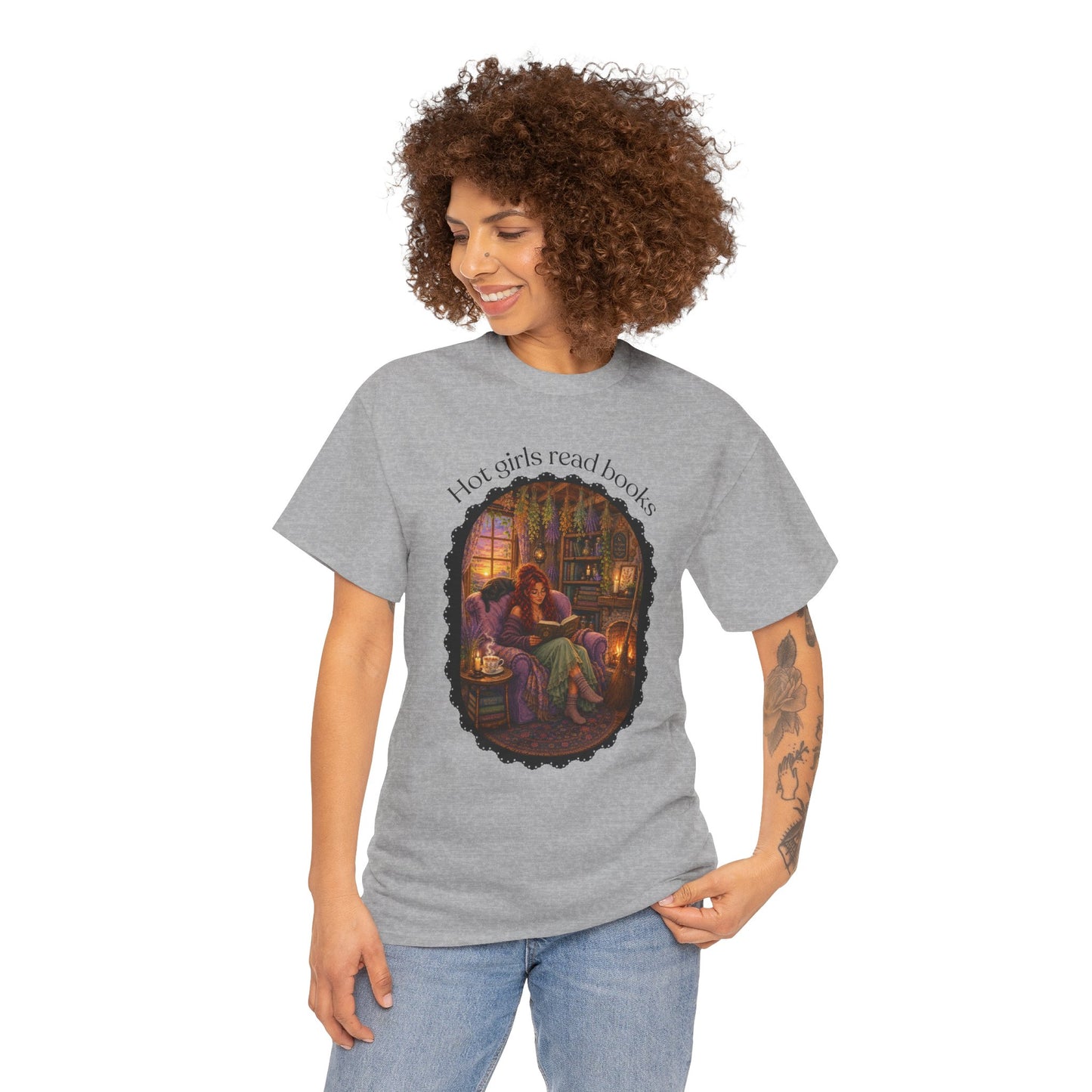 Hot Girls Read Books Tshirt | Andi B. Designs