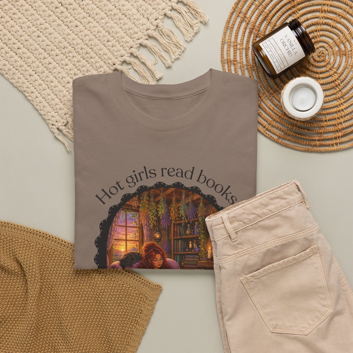 Hot Girls Read Books Tshirt | Andi B. Designs
