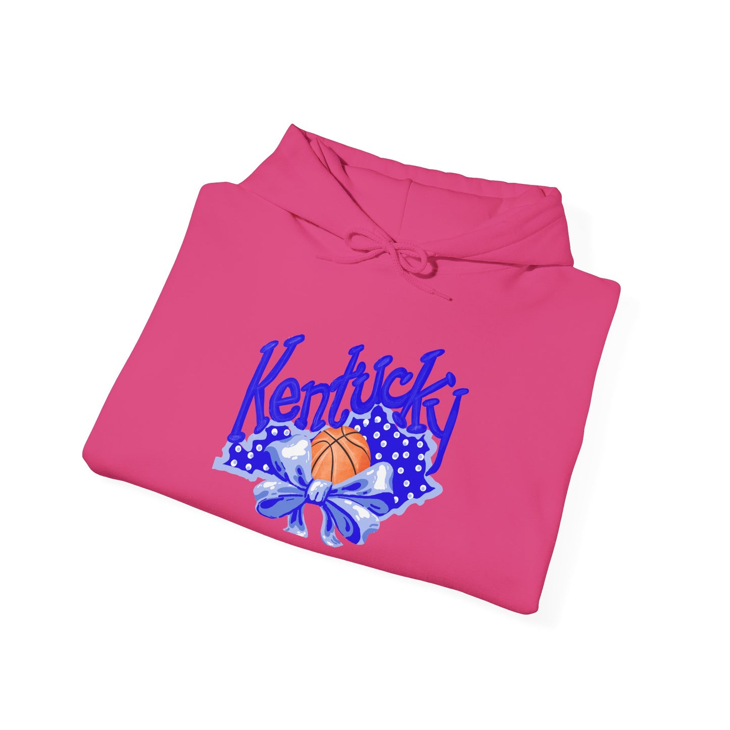 Basketball and Bows Kentucky Hoodie
