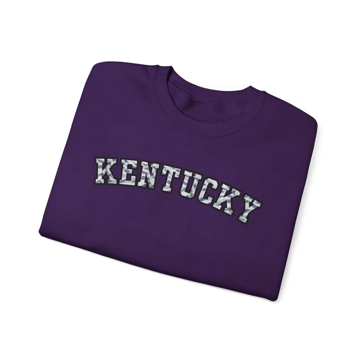 Kentucky Grey Modern Camo Crewneck Sweatshirt