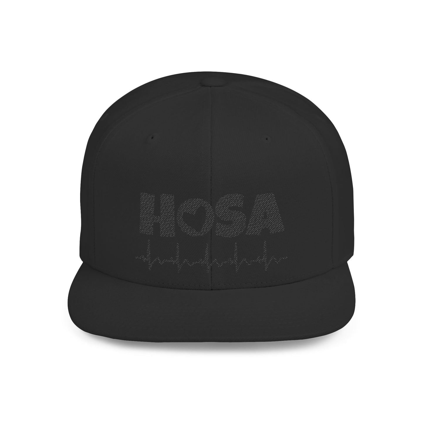 HOSA Heartbeat Flatbill Snapback - Black Edition