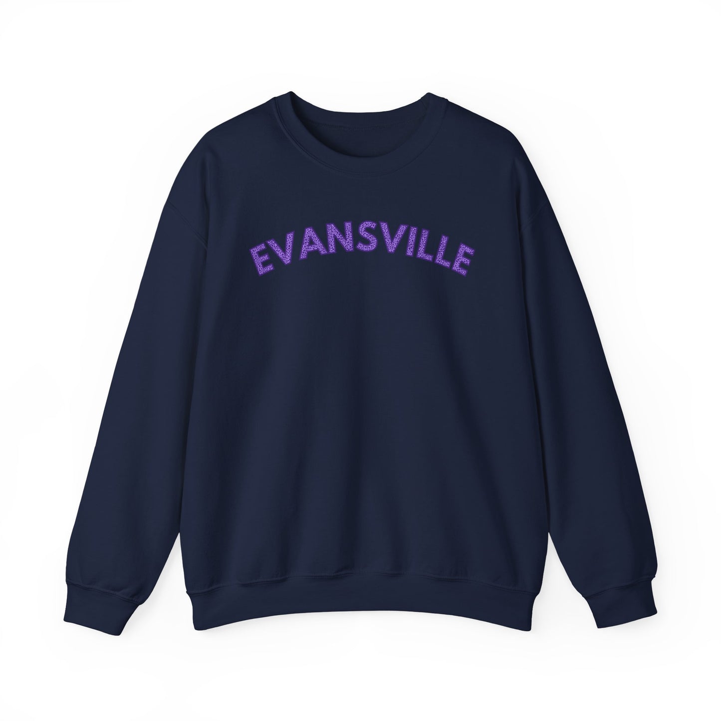 Evansville Leopard Font Crewneck