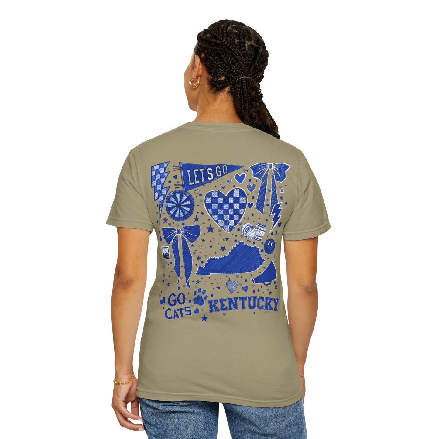 Kentucky Game Day Collage Tshirt | Cute Preppy Coquette