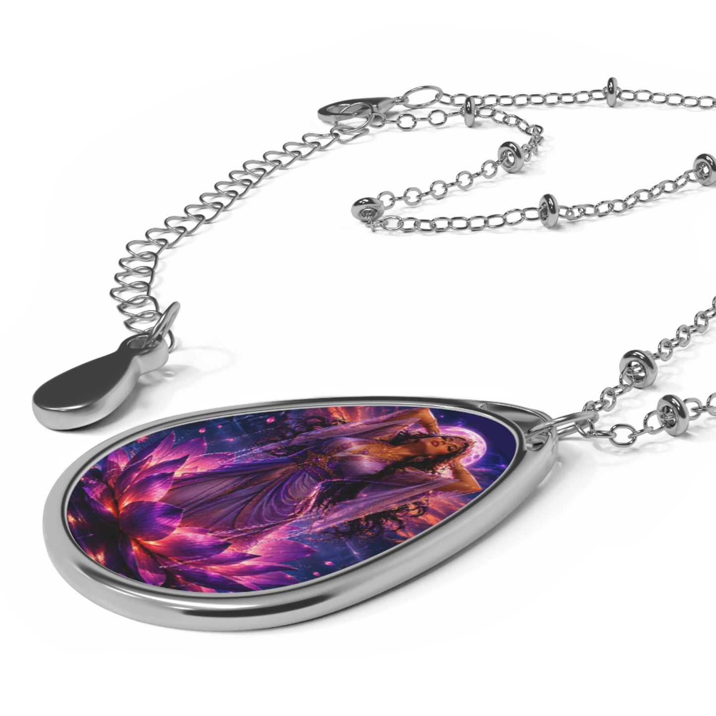 Water Goddess Oval Necklace | Andi B. Designs