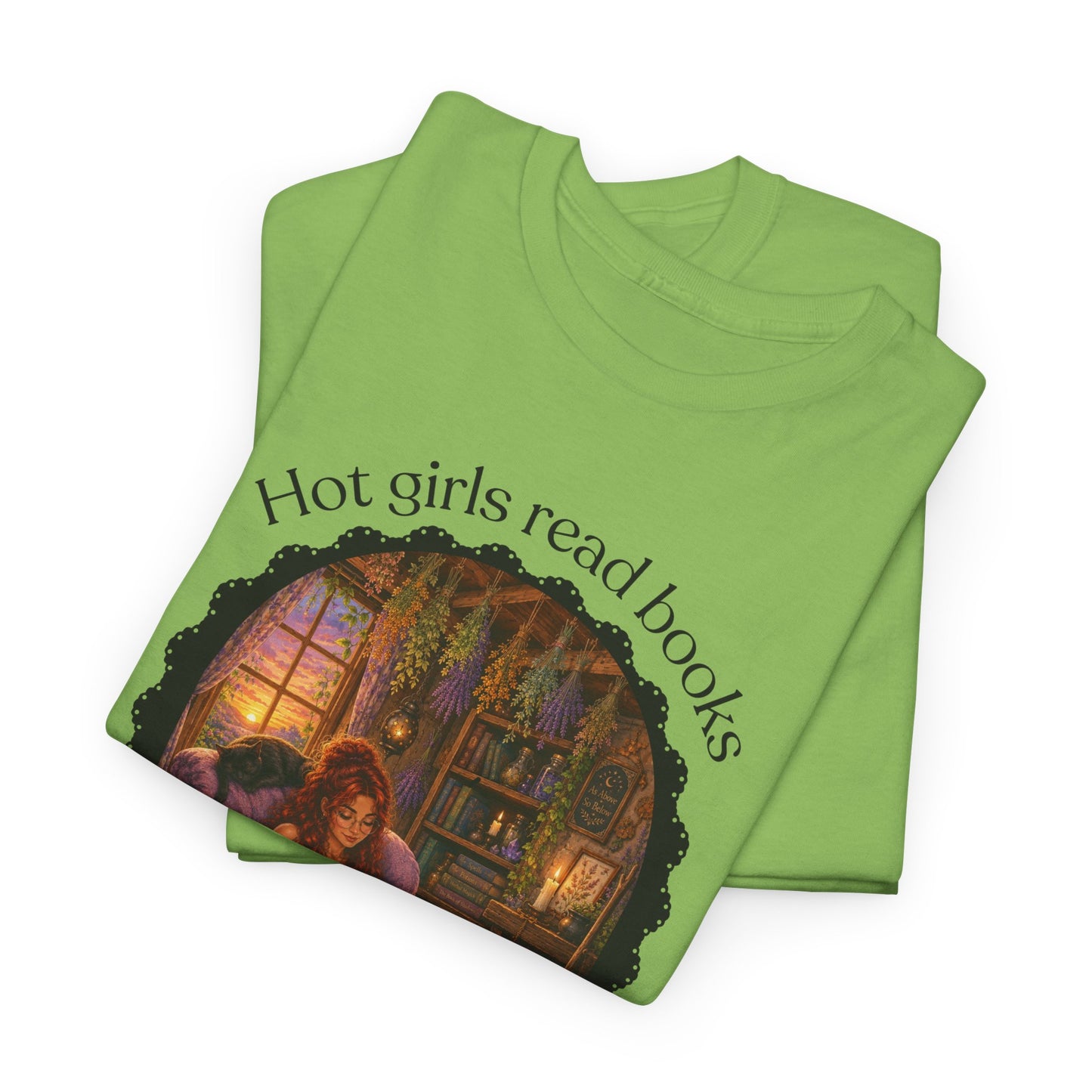 Hot Girls Read Books Tshirt | Andi B. Designs