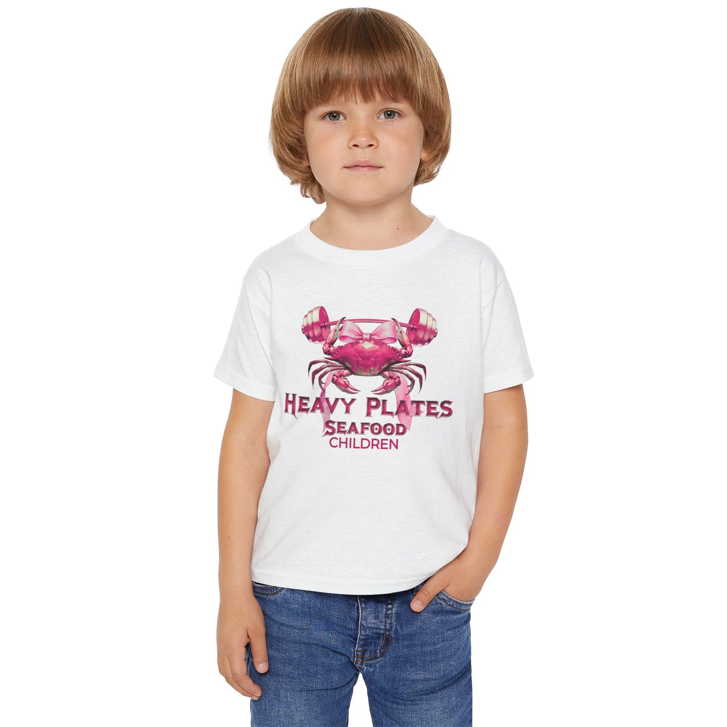 Heavy Plates Toddler Bow Tshirt