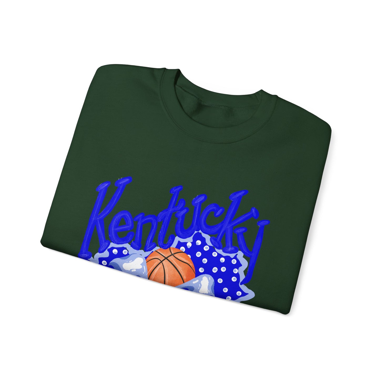 Basketball and Bows Kentucky Crewneck