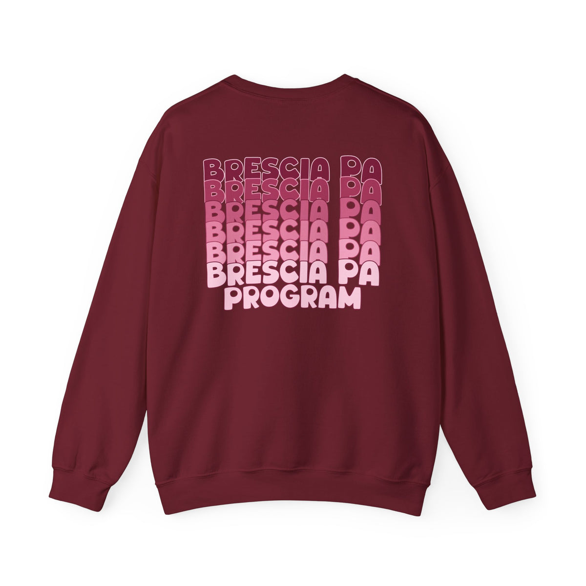 Brescia PA Program Warm Ombre Crewneck Sweatshirt