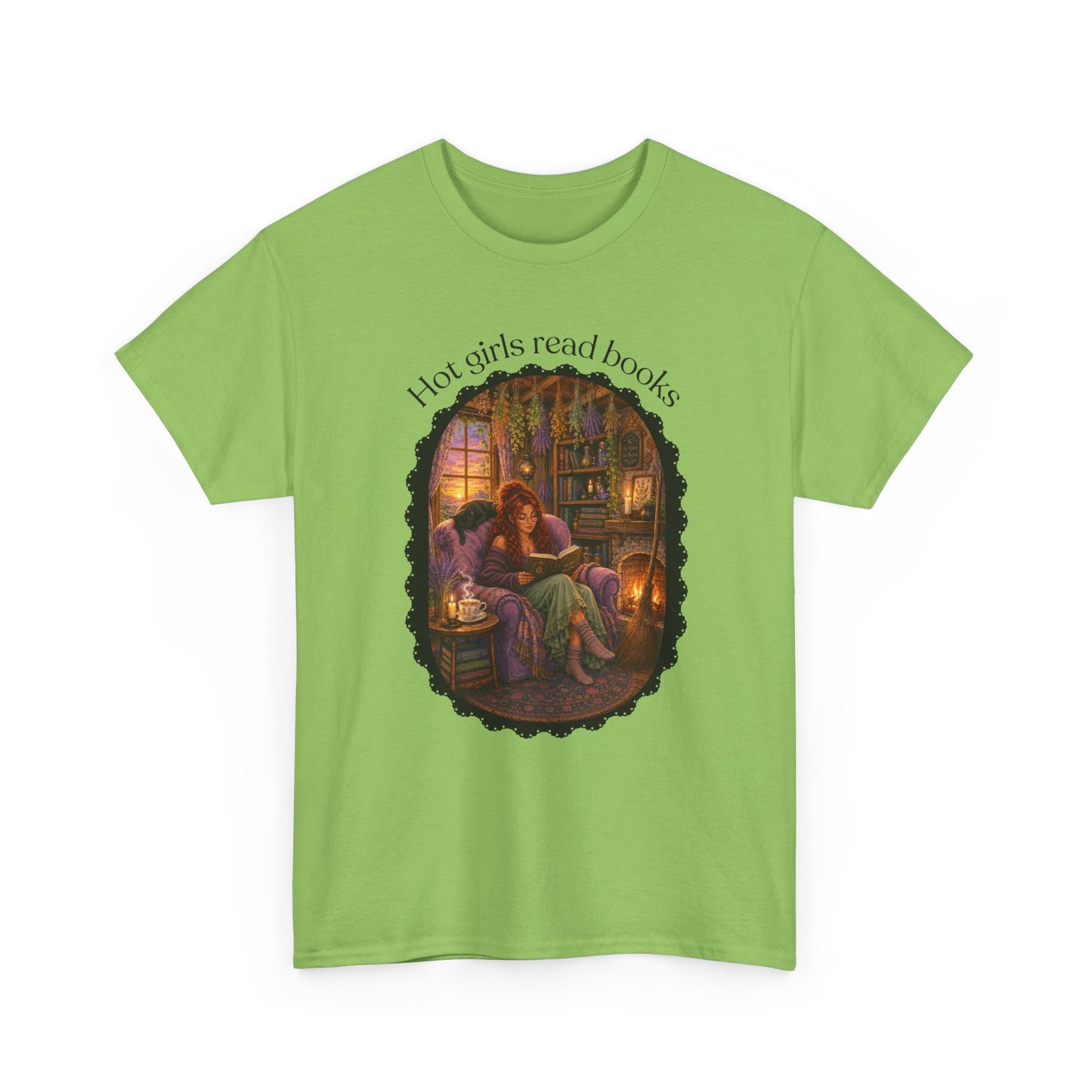 Hot Girls Read Books Tshirt | Andi B. Designs