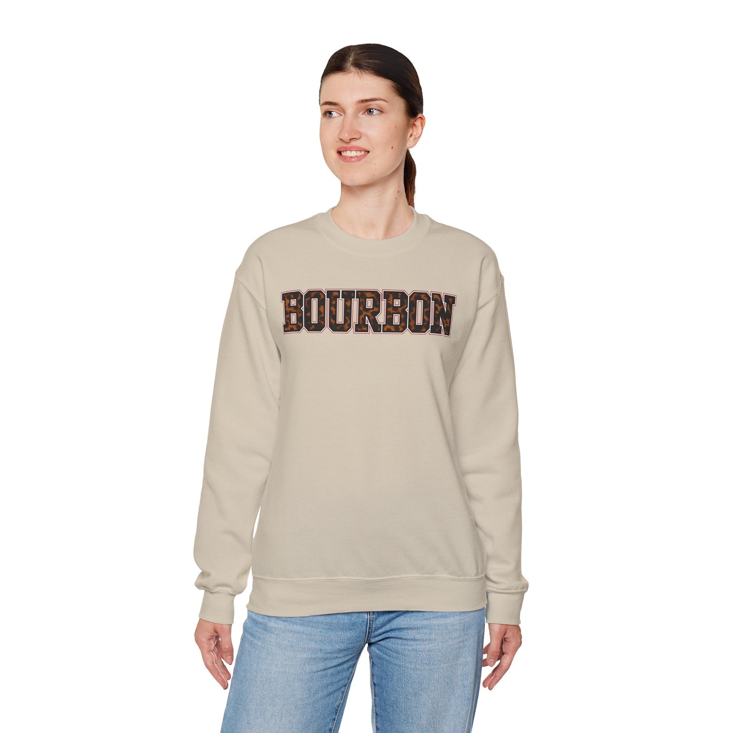 Bourbon County Leopard Print Crewneck