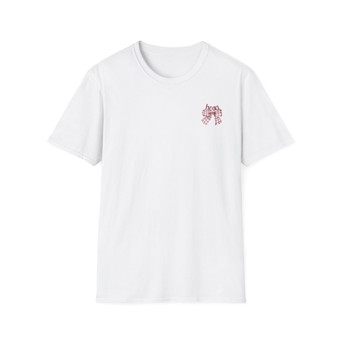 HOSA Tee with bow, stethoscope, bp cuff - Unisex T-Shirt