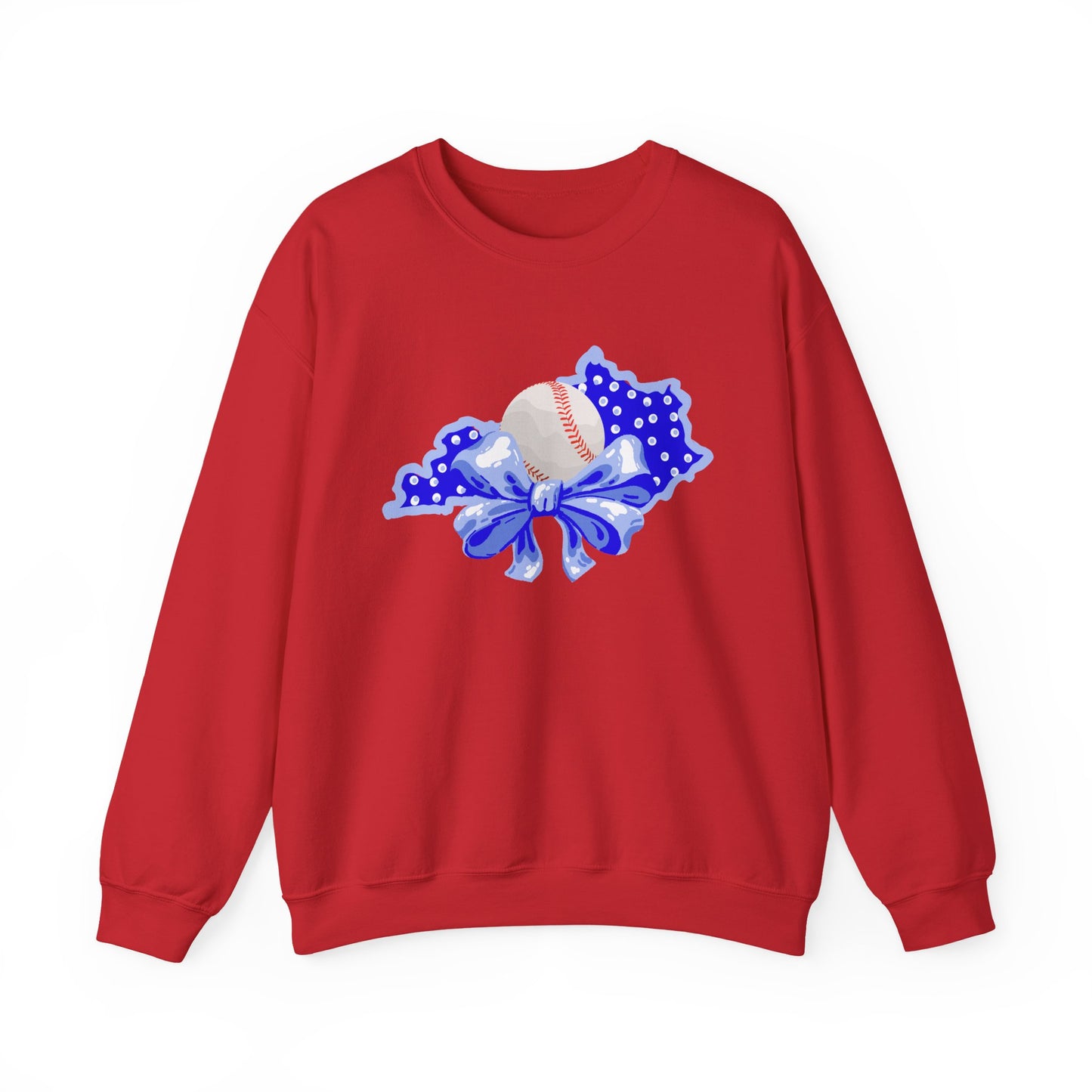 Baseball and Bows Kentucky Crewneck