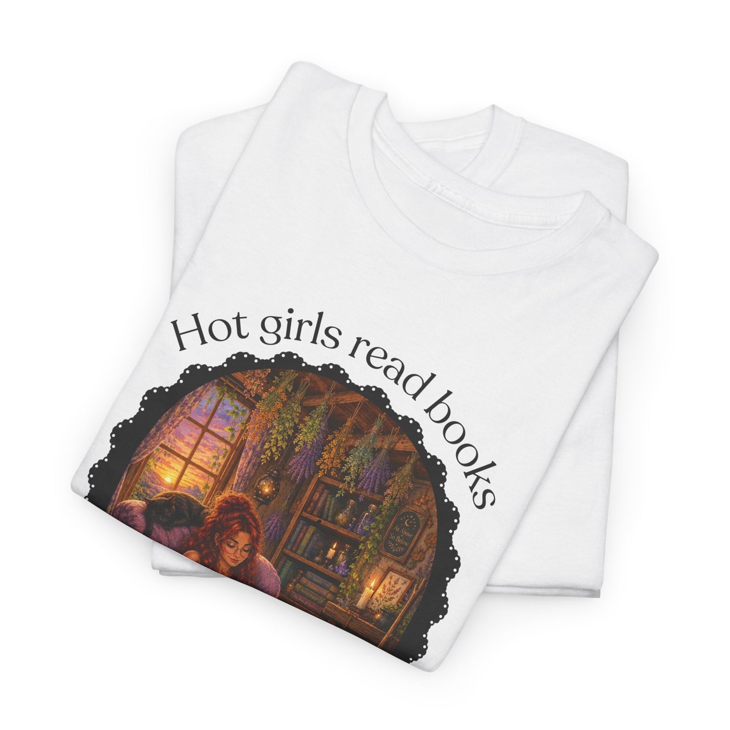 Hot Girls Read Books Tshirt | Andi B. Designs