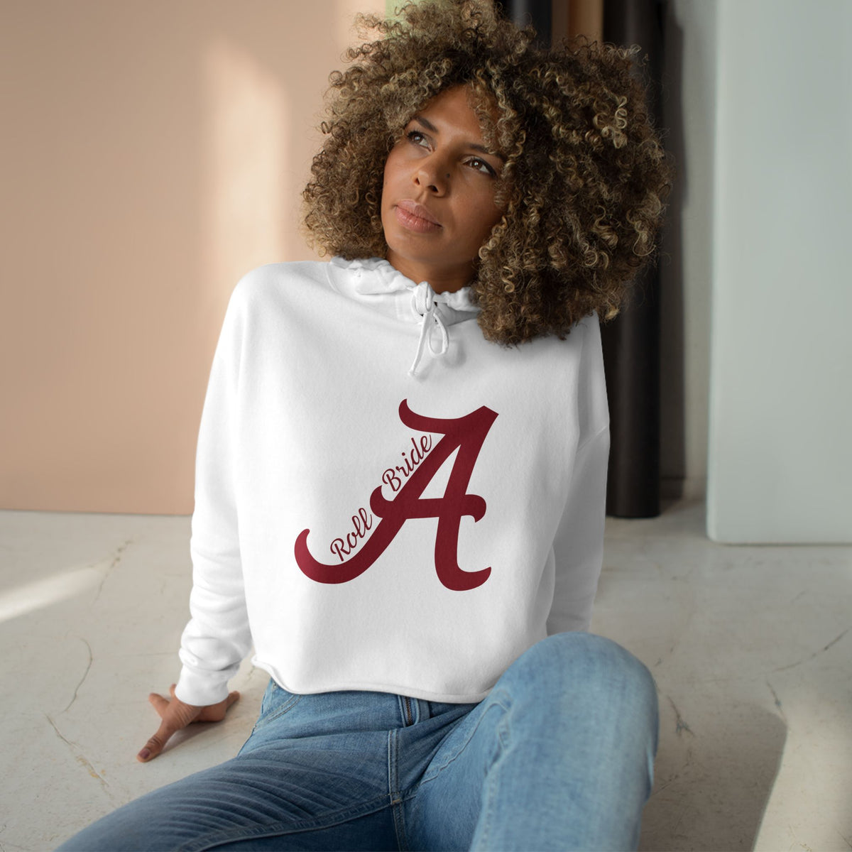 The Brayden 'Roll Bride' Cropped Hoodie