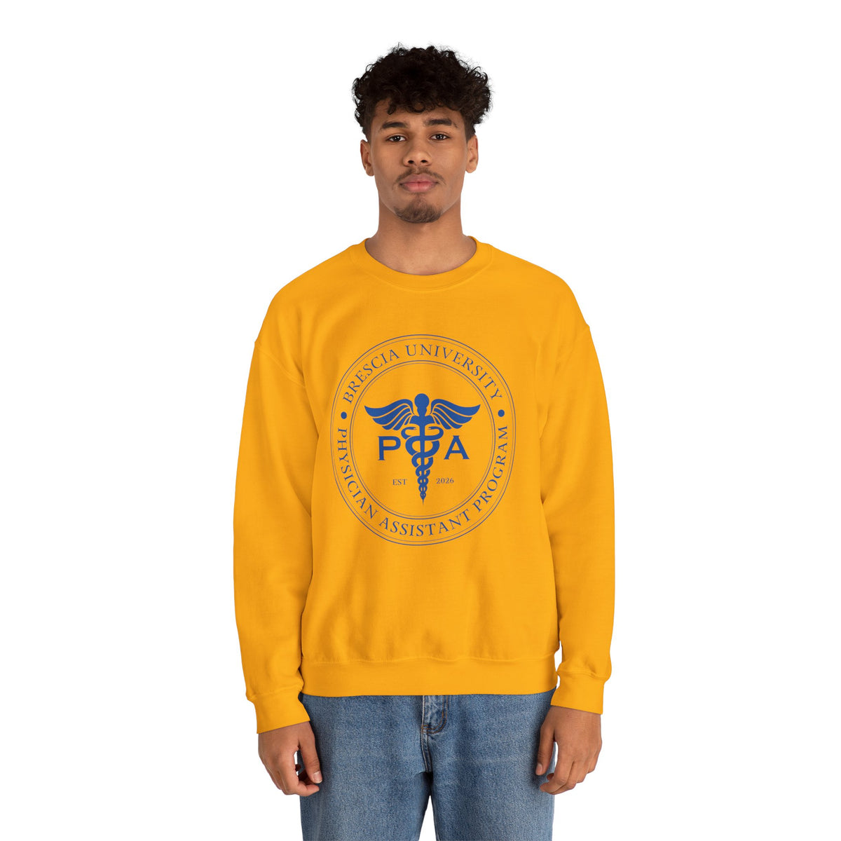 Brescia University Physician Assistant Program Crest Sweatshirt | PA Logo Crewneck