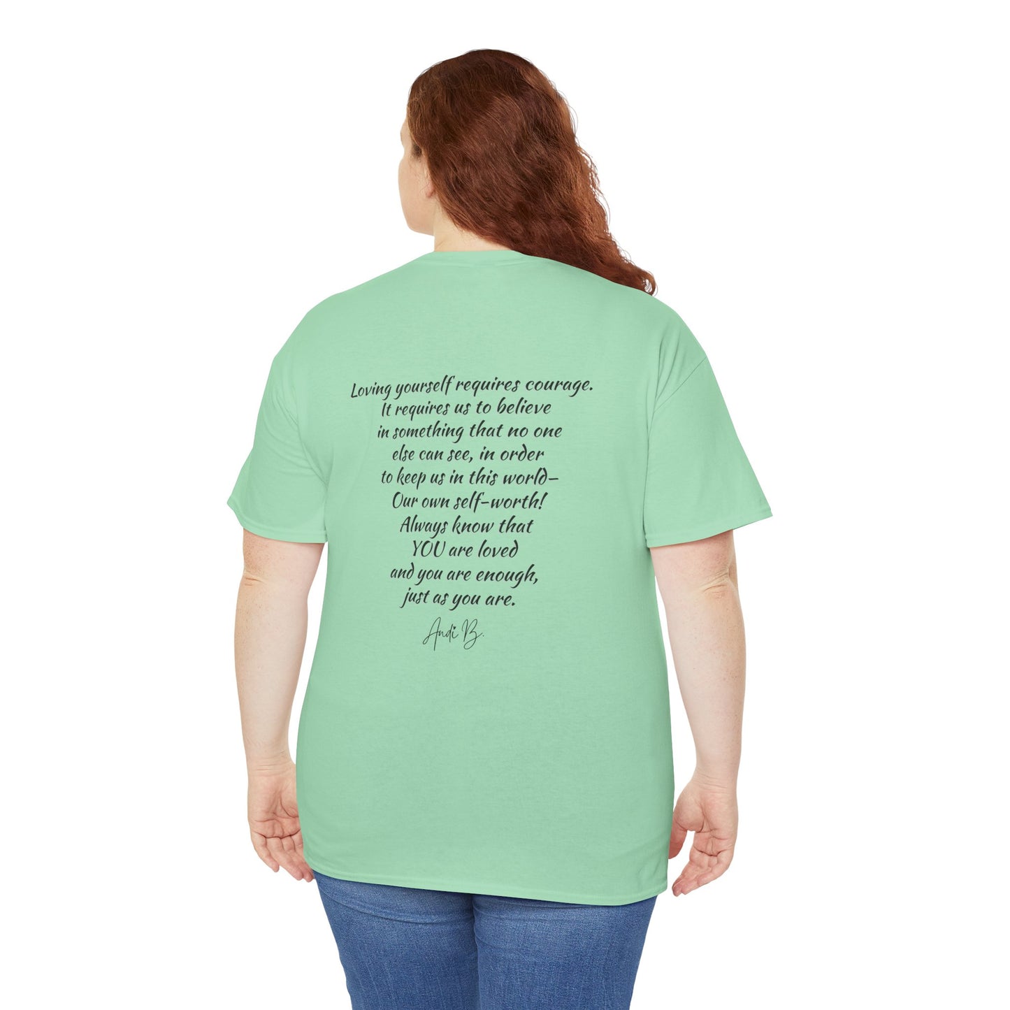 Goddess Tee #2 — "I'm Not Fat, I'm Goddess Sized" Women's Empowerment T-Shirt | Andi B. Designs