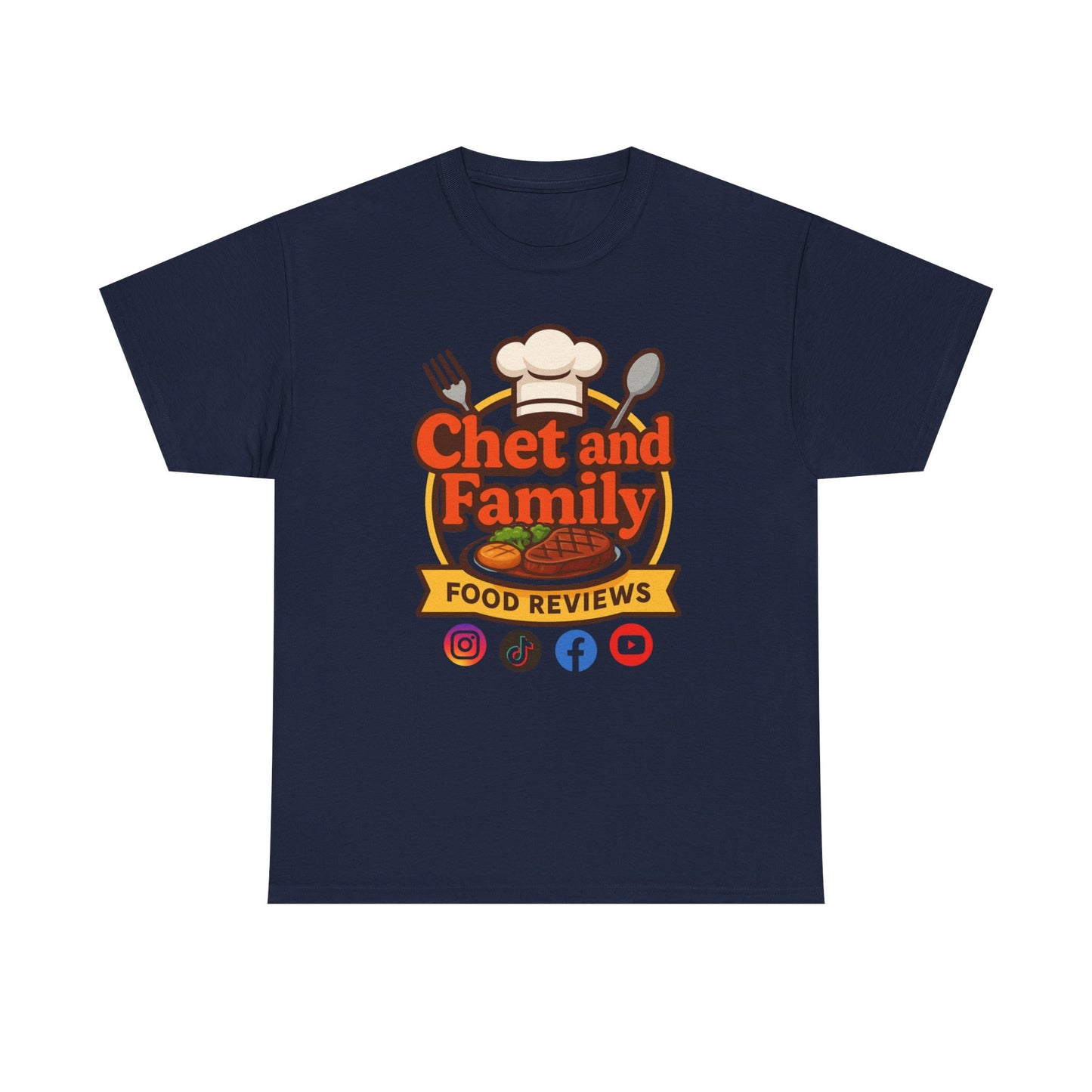 Chet and Family Food Review Tee