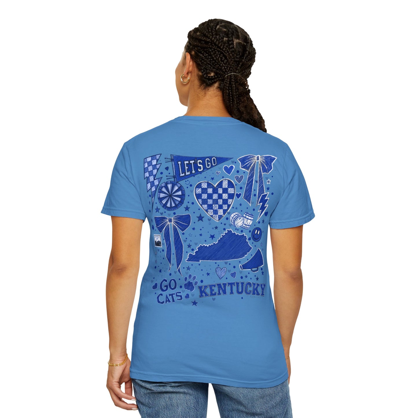 Kentucky Game Day Collage Tshirt | Cute Preppy Coquette
