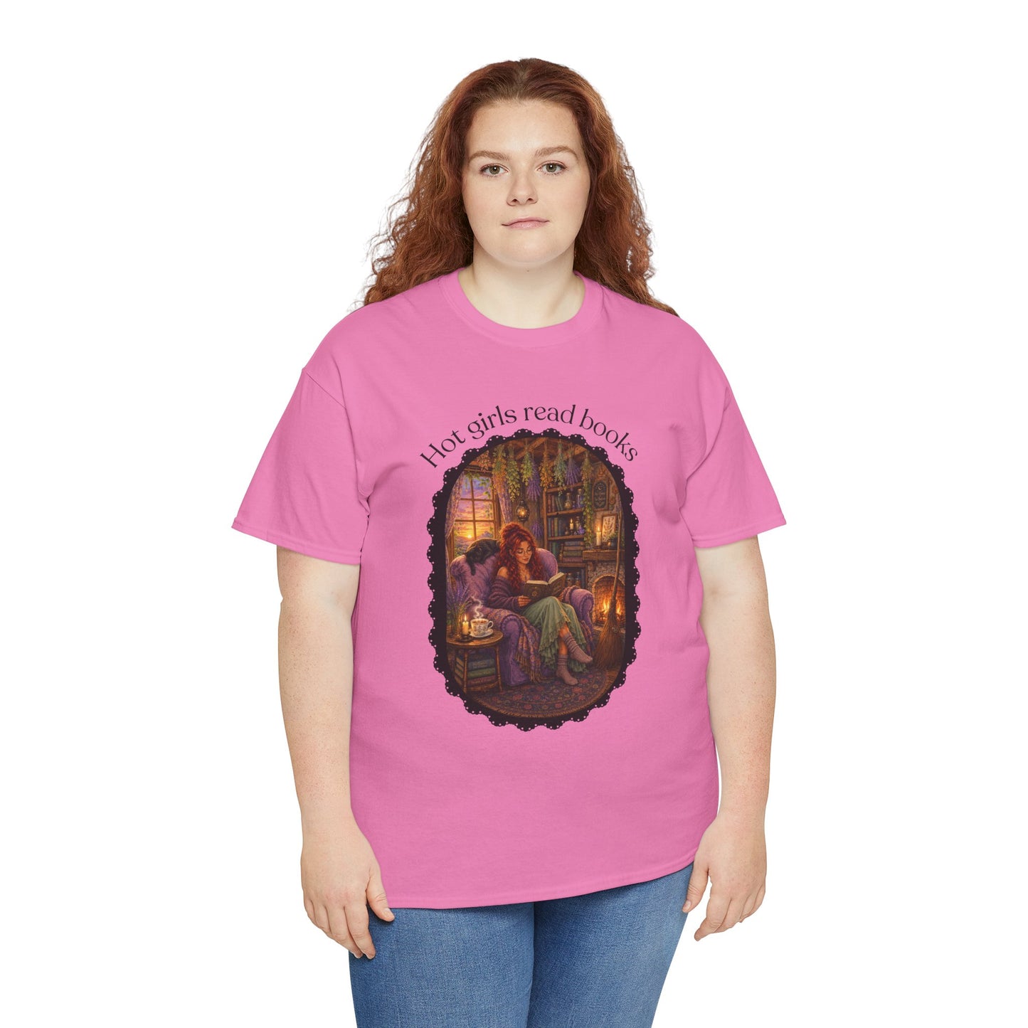 Hot Girls Read Books Tshirt | Andi B. Designs
