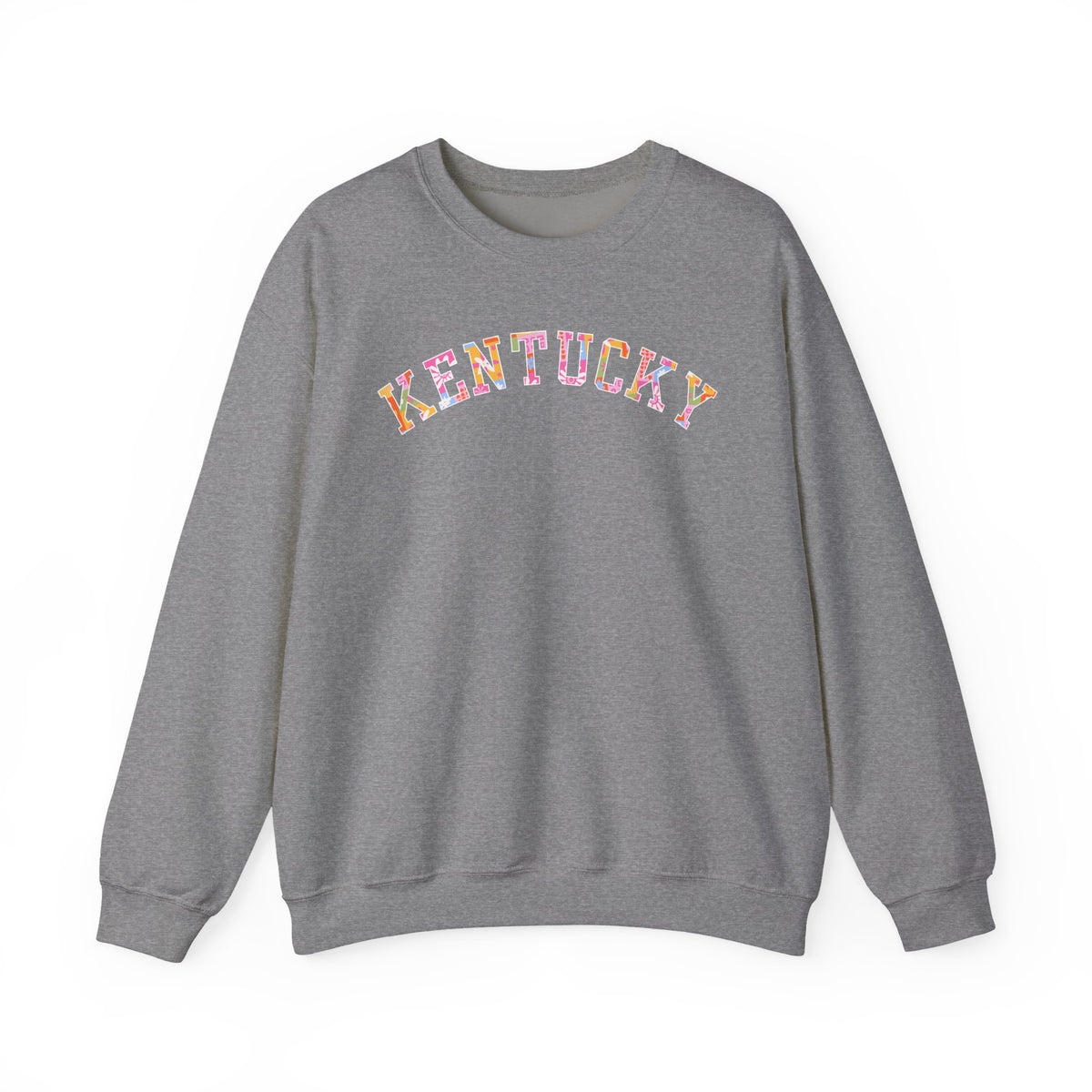 Kentucky Floral Patchwork Crewneck