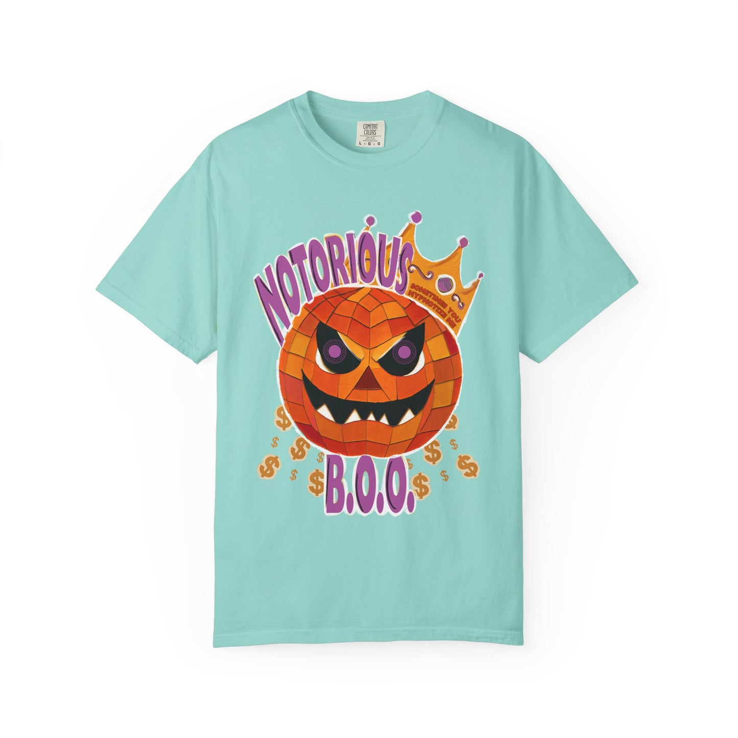 Notorious B.O.O. T-shirt | Halloween Jack-o'-Lantern Design