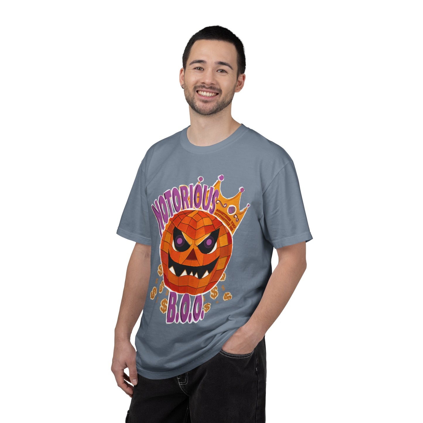 Notorious B.O.O. T-shirt | Halloween Jack-o'-Lantern Design