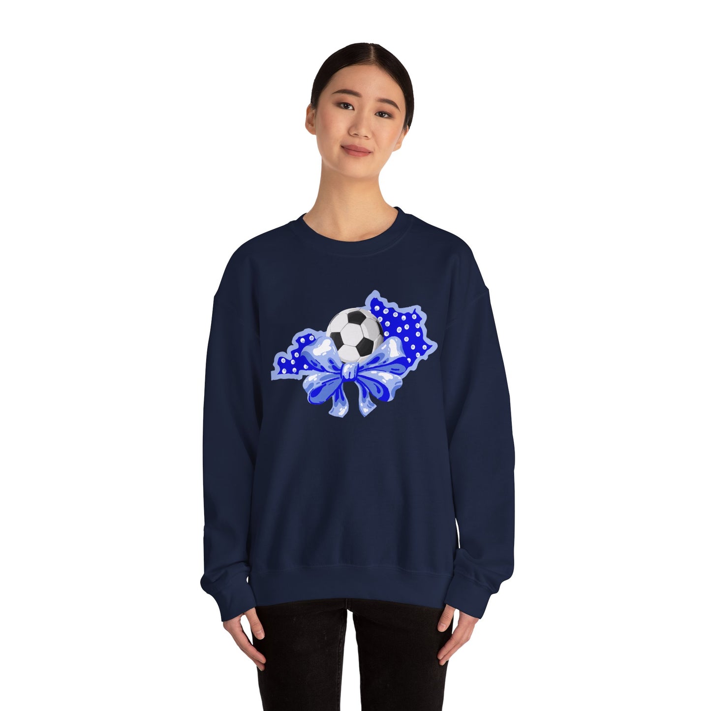 Soccer and Bows Kentucky Crewneck