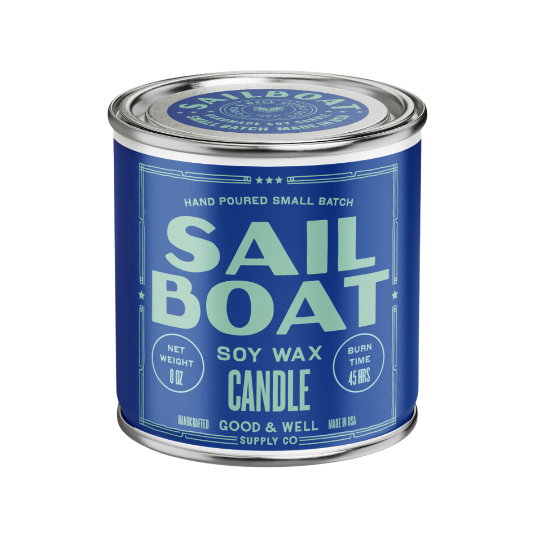 Sailboat Happy Place Candle