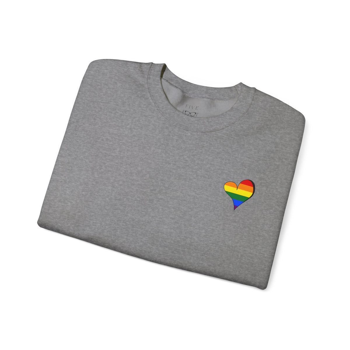 Kentucky Rainbow Stacked Font Crewneck Sweatshirt