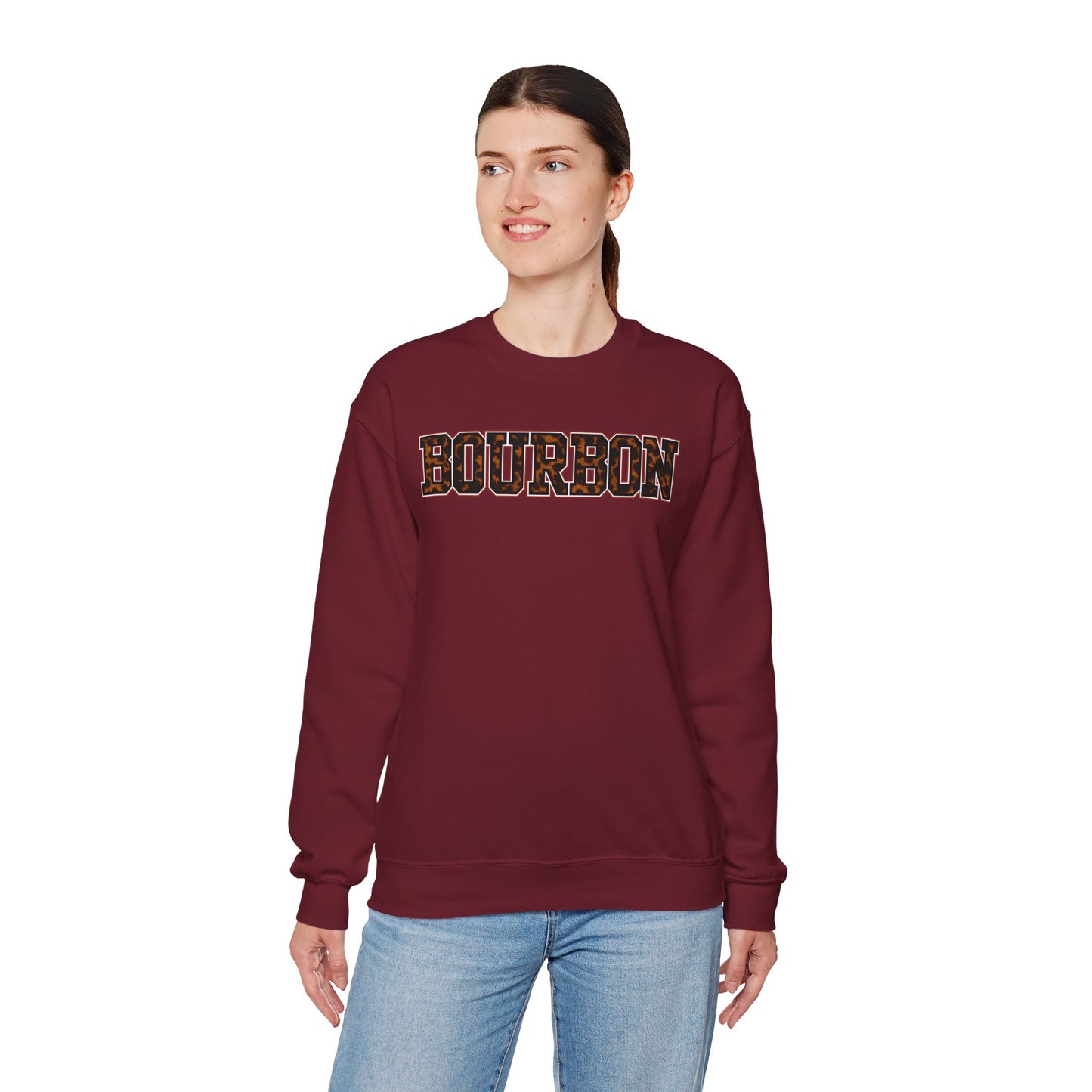 Bourbon County Leopard Print Crewneck