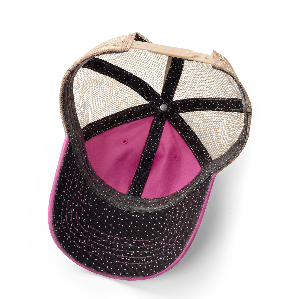 The Greatbatch Hat | Beige Font Patterned Bill