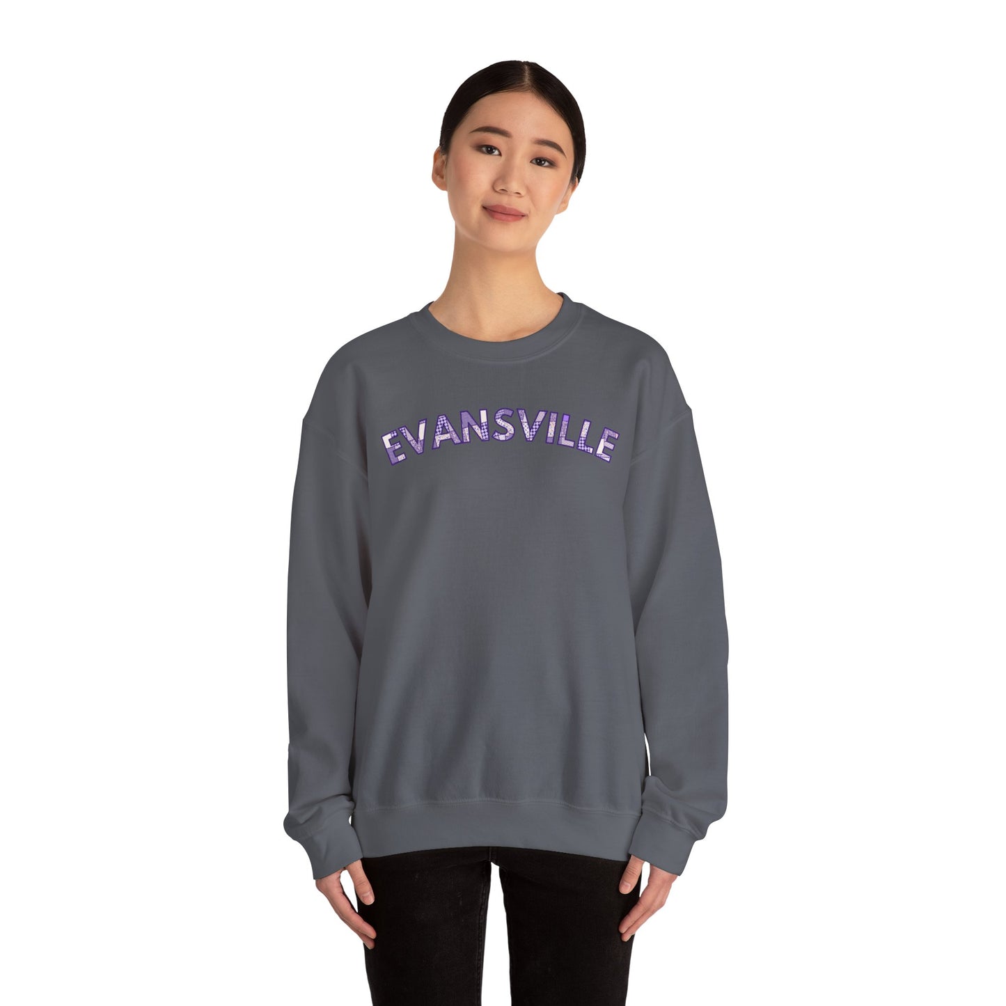 Evansville Patchwork Crewneck