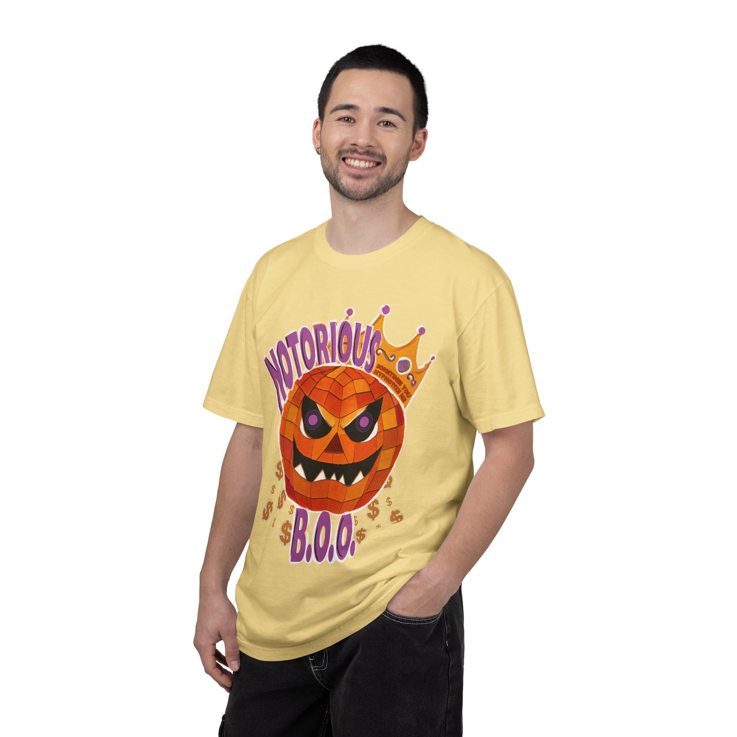 Notorious B.O.O. T-shirt | Halloween Jack-o'-Lantern Design