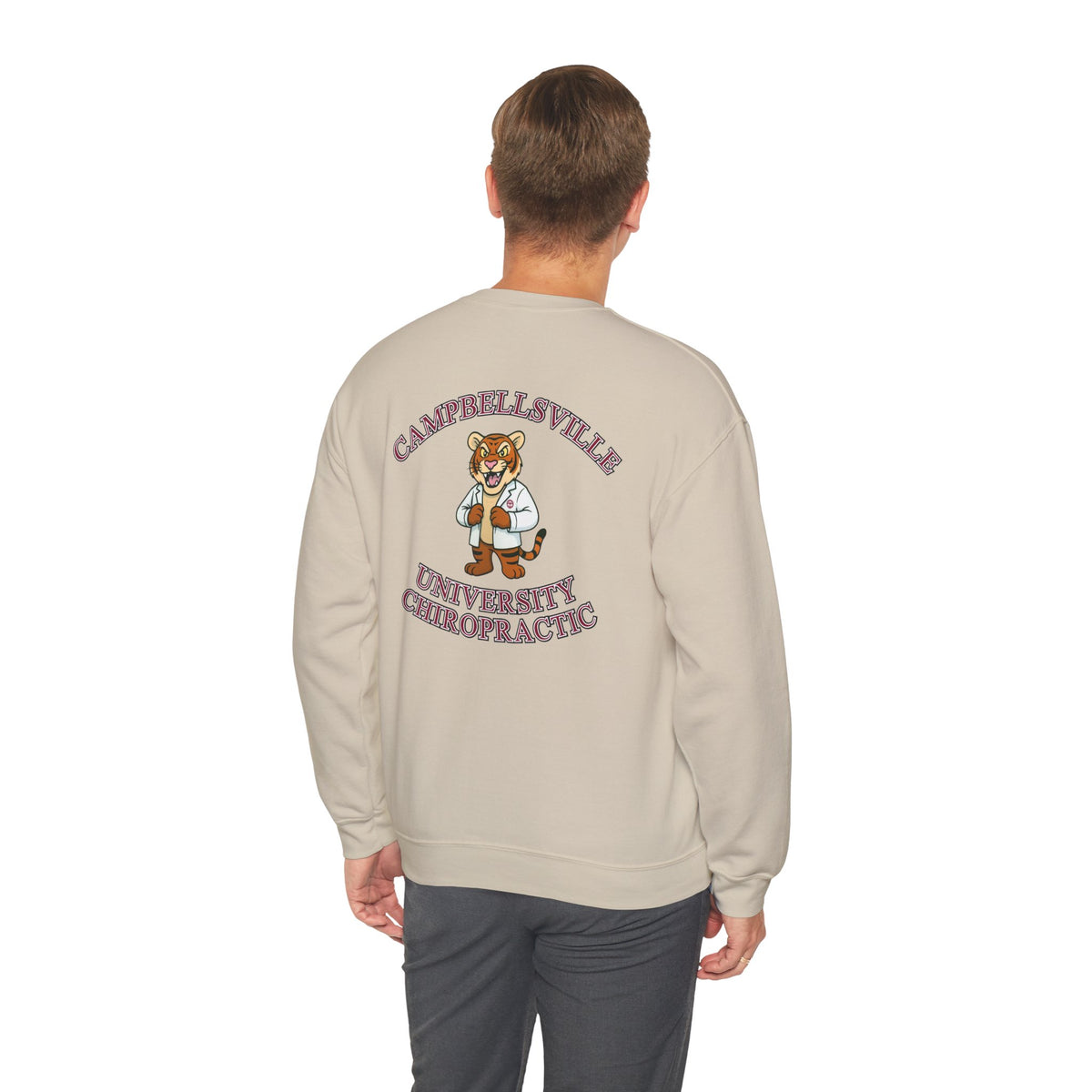 Campbellsville Chiropractic Tiger Crewneck Sweatshirt