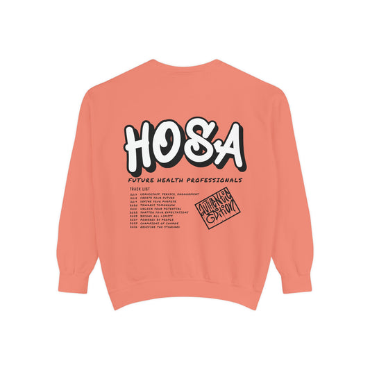 HOSA Comfort Colors Concert Style Crewneck - Black/White Edition