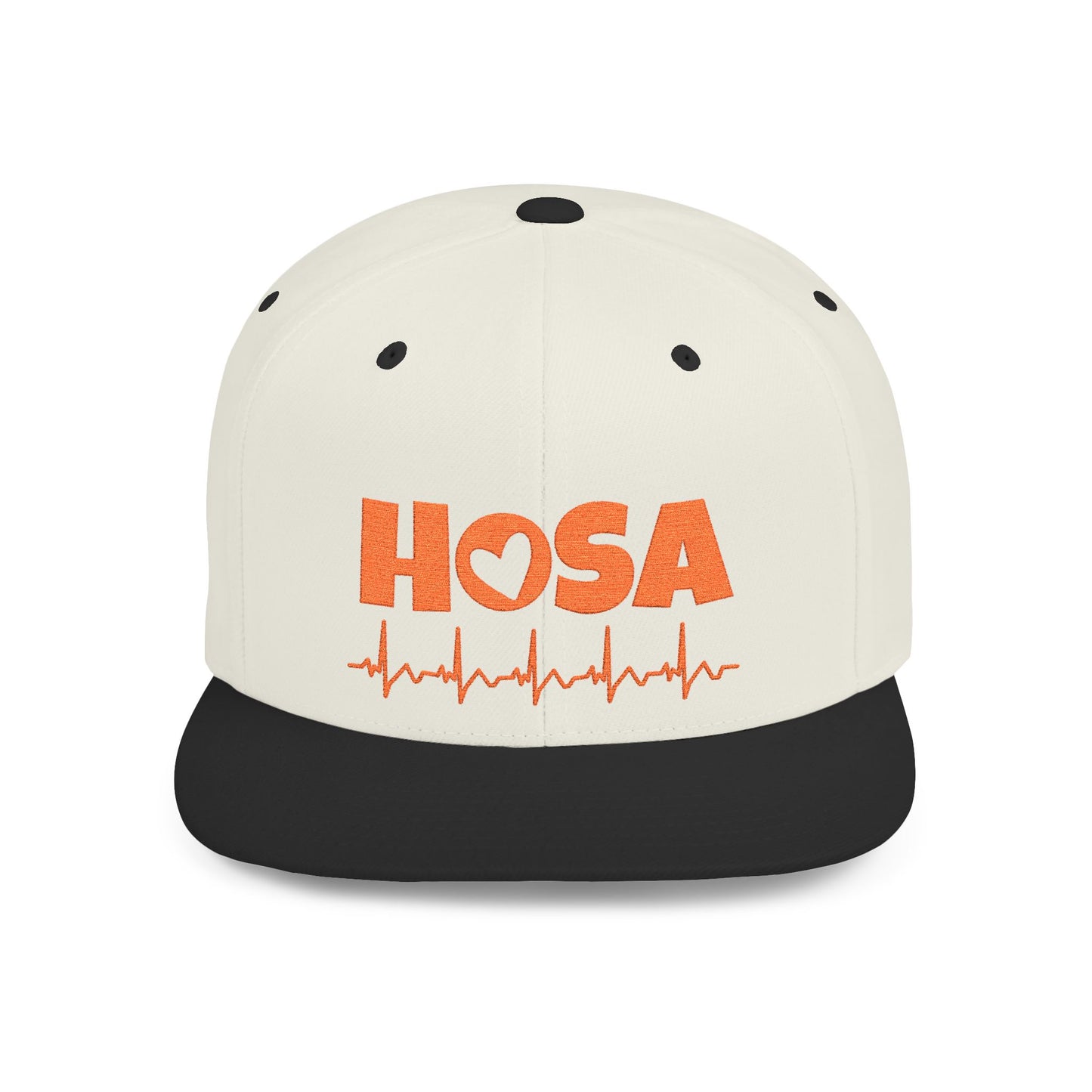 HOSA Heartbeat Flatbill Snapback - Orange Edition