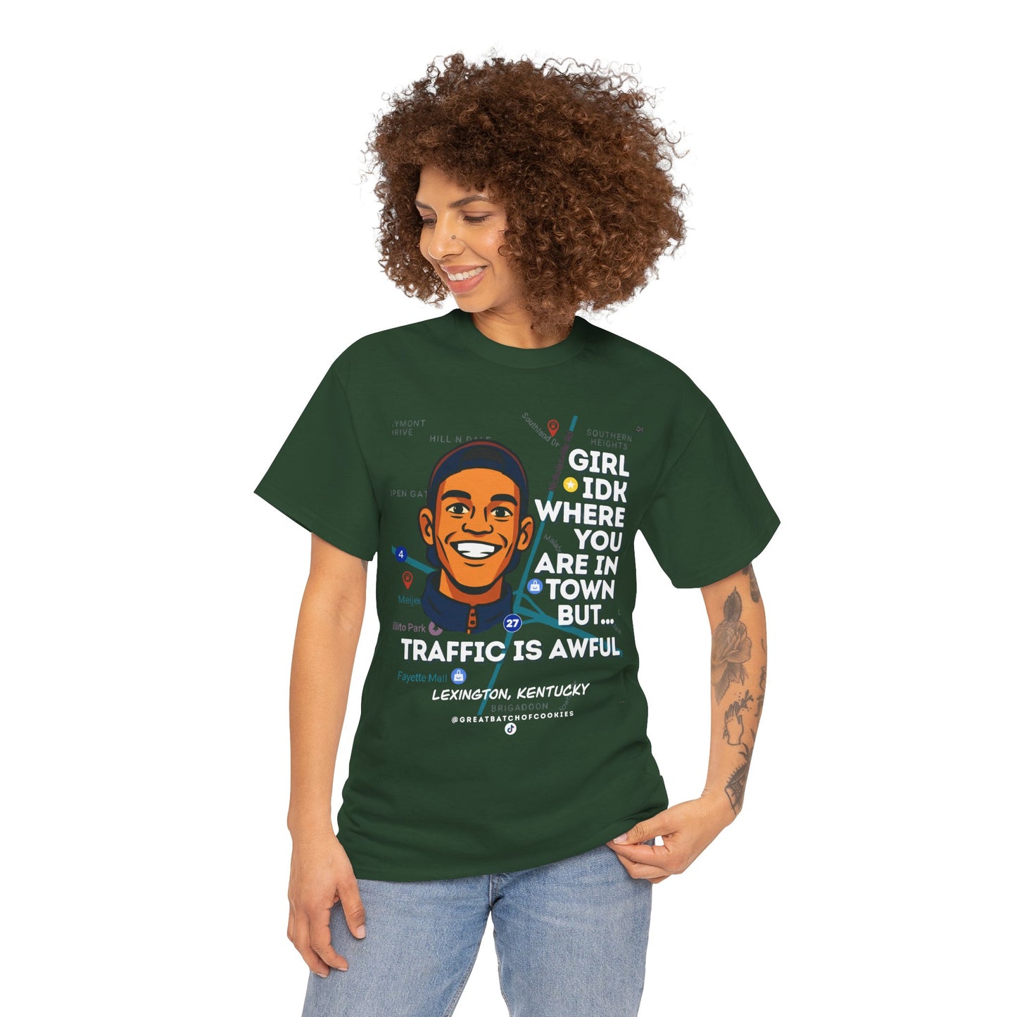 GreatbatchofCookies Girl Idk Where You Are In Town #2 | Lexington Kentucky Tee