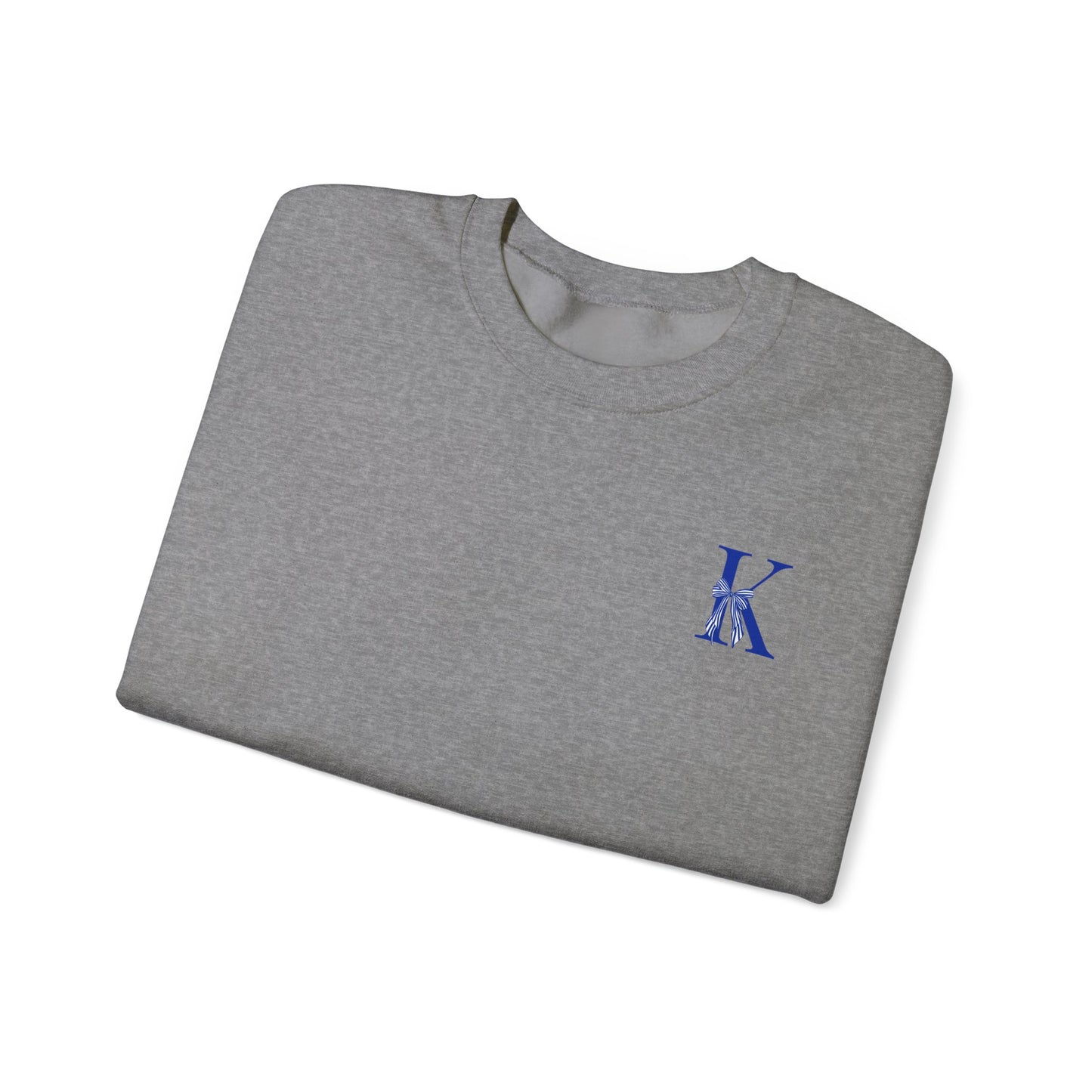 University of Kentucky Blue Striped Bow Back Crewneck