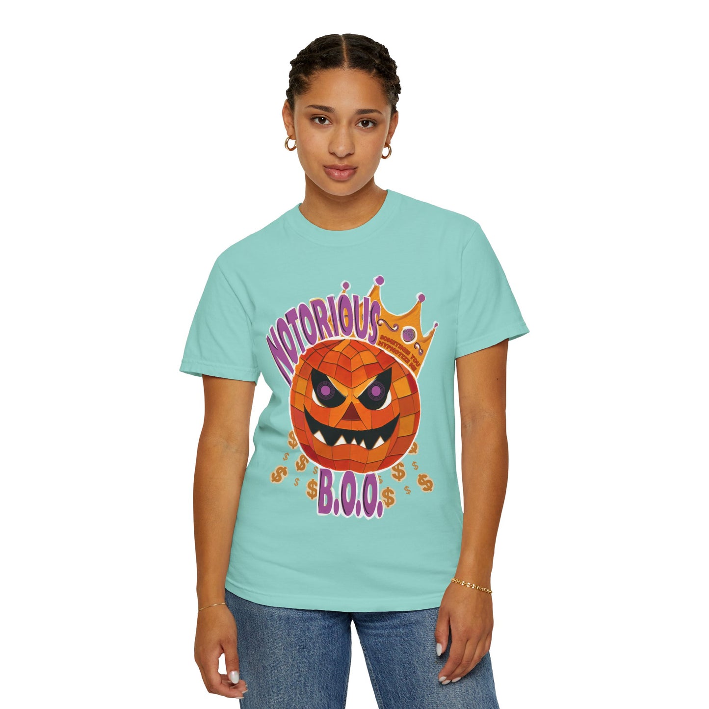 Notorious B.O.O. T-shirt | Halloween Jack-o'-Lantern Design